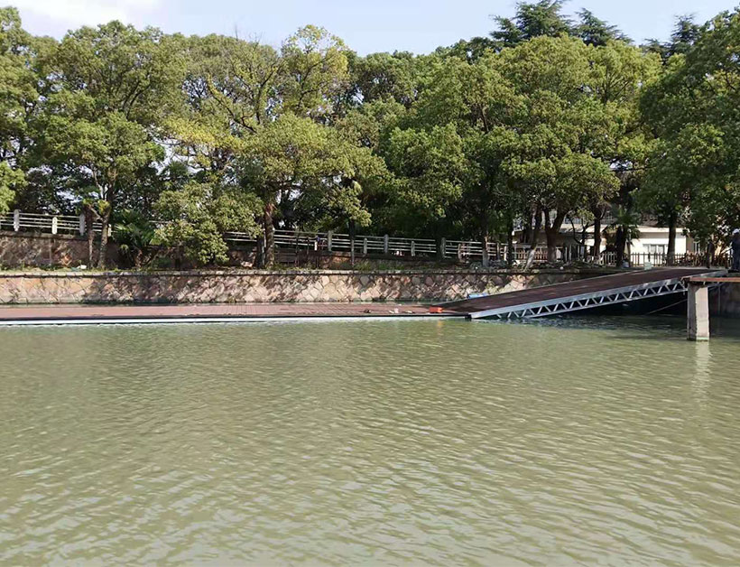 上海水上活动中心铝合金浮箱帆船码头